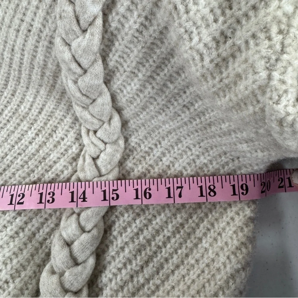 Saylor Cream Cable Knit Angelina Sweater Dress - Picture 12 of 15